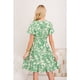 thumbnail image 3 of Vestido Corto Mujer Cruzado Manga Corta Estampado 3367, 3 of 3