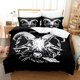 thumbnail image 1 of Dark Satanic Bedding Set Bed Set Aldult Kid Bedroom Duvetcover Sets Halloween, 1 of 5