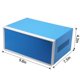 thumbnail image 2 of Caja de conexiones Zulkit azul de metal 25 x 19 x 11 cm, 2 of 8