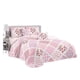 thumbnail image 1 of Cubrecama Quilt Verano King - Rosado Cuadrille Rosas HX657, 1 of 3