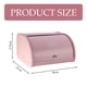 thumbnail image 5 of Contenedor de almacenamiento para pan de gran capacidad, organizador de cocina (rosa), 5 of 5