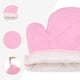 thumbnail image 5 of Guantes de Horno Suaves, Guantes de Cocina Resistentes al Calor, Forro de Algodón Grueso, Agarre para Hornear, Asar, Juego de Guantes de Cocina de 2 Piezas Rosa 10.6x6.7 pulgadas, 5 of 6