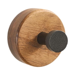 Magideal - Gancho De Pared Para Puerta Trasera, Colgador De Sombreros, Resistente, Multiusos, Paquete Único, Ganchos Para Abrigos, Ganchos Para Toallas Para Sala Marrón Oscuro