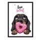 thumbnail image 1 of Cuadro Love Is Sweet con Marco Negro, 1 of 1