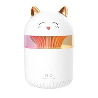 Bothyi - Humidificador De Niebla Fría De Dibujos Animados, Purificador Usb Mini Silencioso Para Dormitorio, Viaje, Blanco