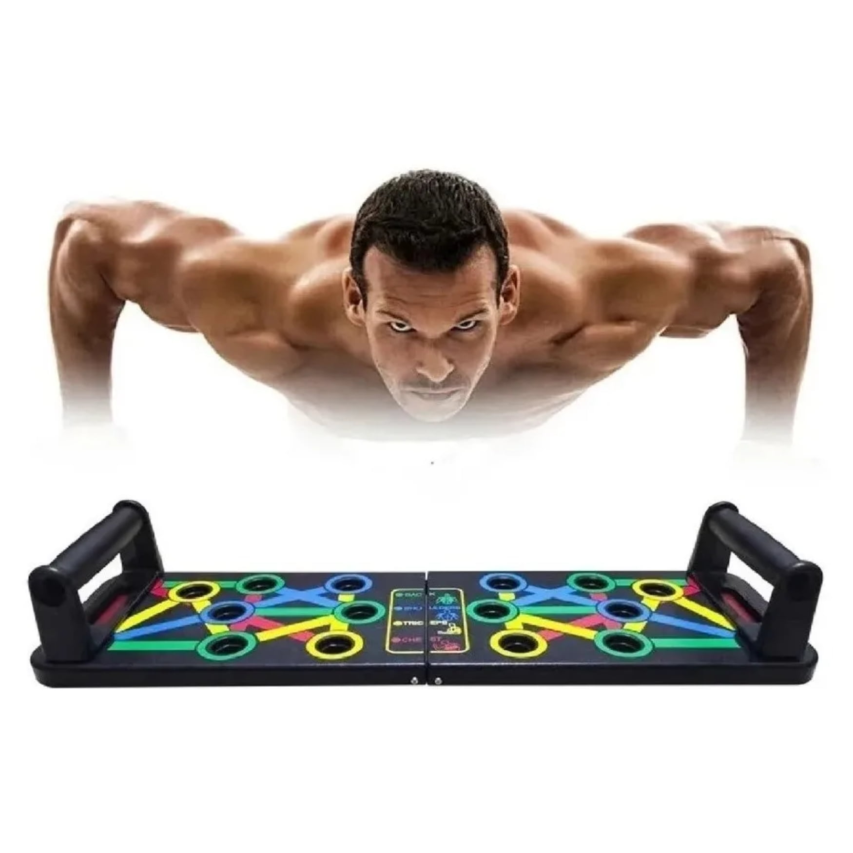 Movi - Tabla Para Flexiones Multiuso Con 2 Asas Antideslizantes