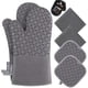 thumbnail image 1 of Juego de guantes y soportes para ollas KEGOUU de alta resistencia al calor, 1 of 7