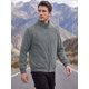 thumbnail image 4 of Chaqueta Bomber de Pana para Hombre INSPIRE CHIC con Forro y Cremallera Trucker Shacket Abrigo de Invierno M Gris, 4 of 5