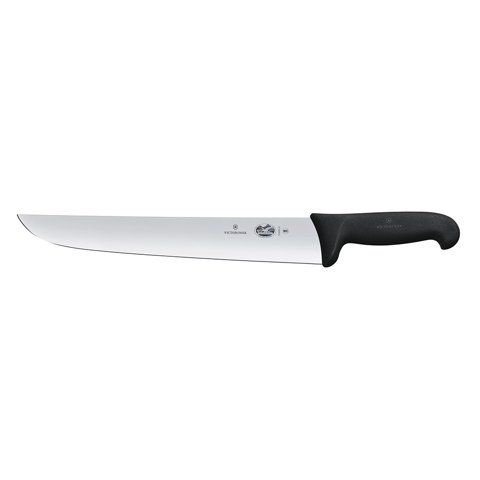 Victorinox - Cuchillo Carnicero Fibrox Negro 31 Cm
