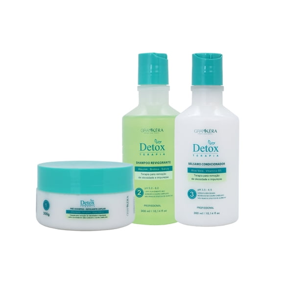 Kit Pequeño Detox Terapia GranKéra Profissional