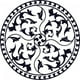 thumbnail image 1 of Decomural Leaf Pattern Circle Headboard WS-18927, 1 of 2