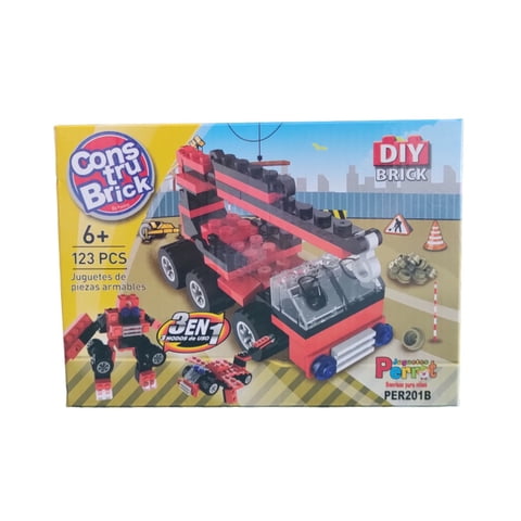 Construbrick Grúa 3 En1 Juguetes Perrot