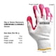 thumbnail image 2 of Guantes protectores CBC Crown de látex rojo revestidos con palma, 2 of 9