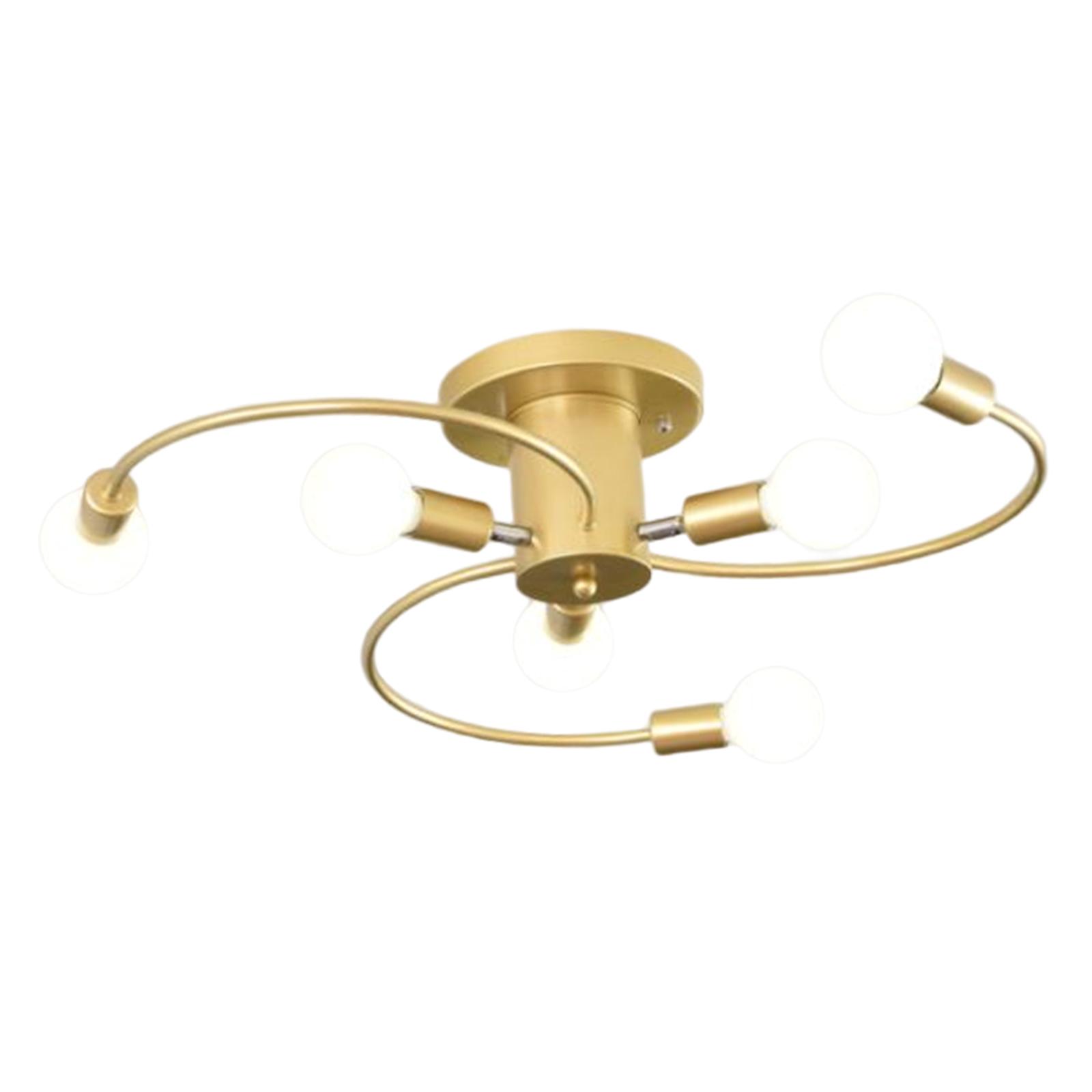 Ioensy - Lámpara Colgante Led Lámpara De Techo Lámpara De Techo Para El Hogar Oro