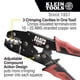 thumbnail image 2 of Kit de herramientas de cableado Klein Tools 80013 con pelador y engarzador, 2 of 9