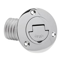 Magideal - Tapón De Llenado De Cubierta Genérico, Accesorios Marinos Para Manguera De 38 Mm, Fácil De Usar, Práctico, Sin Llave, De Acero Inoxidable Para Remolqu Para Combustible