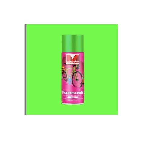 Marson - Pintura Fluorescente Spray Verde 485Ml