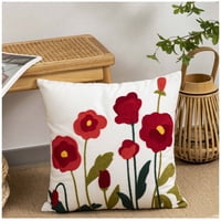 Wyj Hogar - Funda De Cojín Bordado Floral Mod17