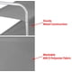thumbnail image 5 of Closet Storage Simple Houseware, 3 niveles con 2 cajones, color gris, 5 of 8
