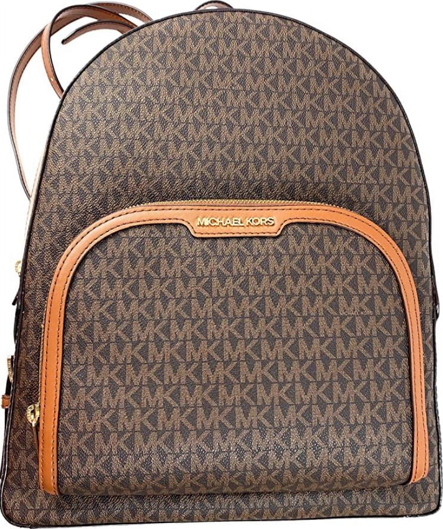 Mochila Michael Kors Jaycee Logo Marrón