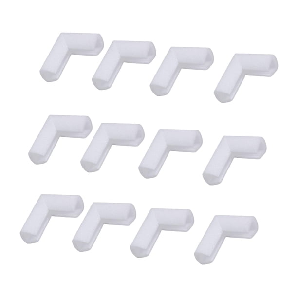 12x esquinas de protección de espuma para bordes, protector de esquinas de espuma para envío, suministros de envío, protectores de esquinas, para marc