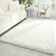 thumbnail image 1 of Alfombra Merelax de felpa suave antideslizante, 122 x 183 cm, color marfil, 1 of 8