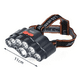 thumbnail image 2 of Linterna Minero De 9 Led, Cabeza Ajustable Recargable Usb Linterna Negro Luz Blanco, 2 of 3