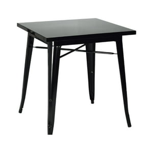 Klik Muebles - Mesa Tolix De Acero 80X80Cm - Negra