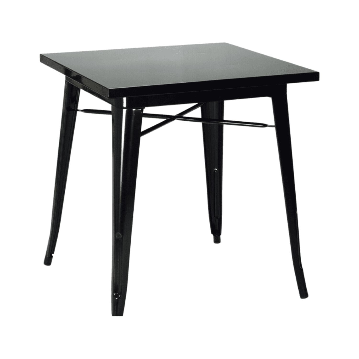 Klik Muebles - Mesa Tolix De Acero 80x80cm - Negra