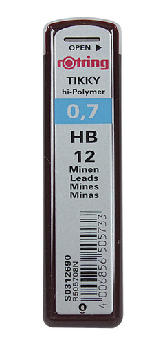 Minas Grafito Rotring (12U) Hb 0.7Mm