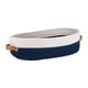 thumbnail image 4 of Basker De Algodón Tejido De Canasta Baño Bin Para Sala De Estar Gabinete Casero Azul Y Blanco, 4 of 5