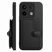 Foxdock Funda Para Xiaomi Redmi Note 13 Pro 5G Con Bloqueo Rfid - Diseño Elegante Con Cierre De Botón