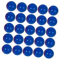 Magideal - 25X Bolas De Bingo Bolas De Llamada Accesorios De Reemplazo Universal Bolas De Lotería Duraderas Bola De Conteo Para Noches Hogares Viajes Juegos De G Azul