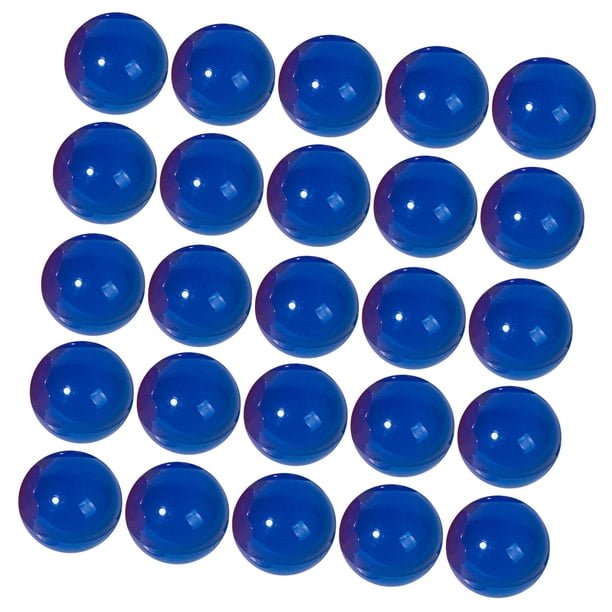 25x Bolas de Bingo Bolas de Llamada Accesorios de Reemplazo Universal Bolas de Lotería Duraderas Bola de Conteo para Noches Hogares Viajes Juegos de G azul