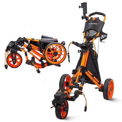Carrito De Golf Flagtag Fg05 Naranja
