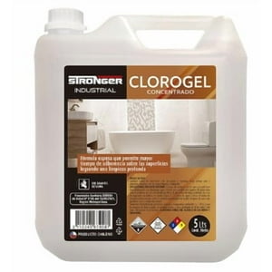 Cloro Gel Concentrado Industrial 5L Stronger
