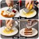 thumbnail image 5 of Rallador de queso Rainspire Professional de acero inoxidable negro, 5 of 9