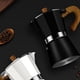 thumbnail image 4 of Cafetera clásica de cocina para un espresso fuerte y de gran sabor, cafetera moka de aluminio estilo italiano, cafetera cubana y greca, cafetera moka, cafetera percolato, 4 of 5