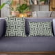 thumbnail image 2 of Cojín decorativo Plutus Brands Plutus Hazy Stony Cut Velvet verde, 2 of 5
