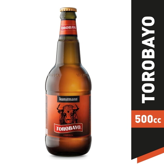 Cerveza Lager Torobayo 5° Botella 500 ml Kunstmann