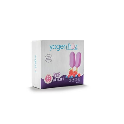 Helado Paleta Mix Berries Caja 6 Un Yogen Früz