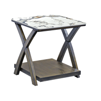 Muebles Santa Ana - Mesa Lateral Stone Brown