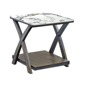 Muebles Santa Ana - Mesa Lateral Stone Brown