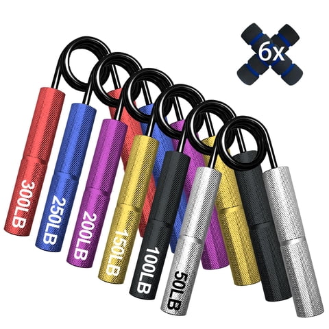 Set De Entrenamiento De Fuerza Grip Mvovuil 50-300Lb (Paquete De 6)