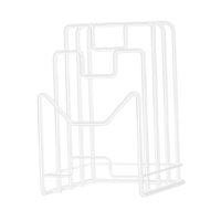 Bothyi - Estante De Almacenamiento Para Tablas De Cortar, Soporte Para Platos, Tabla De Cortar, Encimera De Cocina, Color Blanco