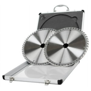 Set 2 Discos Sierra 10"" (48 Y 60 Dientes) Madera/Aluminio Scheppach