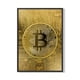 thumbnail image 1 of Cuadro Poster Enmarcado Bitcoin Criptomoneda Decorativo, 1 of 1