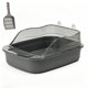 thumbnail image 4 of Caja De Arena Para Gatos Abierta, Orinal Grande Con Forma De Dibujos Animados, Caja De Arena Para Gatos, Bandeja De Arena Para Gatos, Gris, 4 of 6