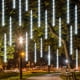 thumbnail image 5 of Luces navideñas deslumbrantes en forma de lluvia de meteoritos, 288 LED (blancas), 5 of 7