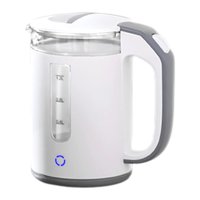 Magideal - Hervidor Eléctrico De Vidrio De Borosilicato Alto, Caldera De Agua Del Té, Caldera De Agua Caliente, Ollas Eléctricas De Calentamiento Rápido Para La Blanco